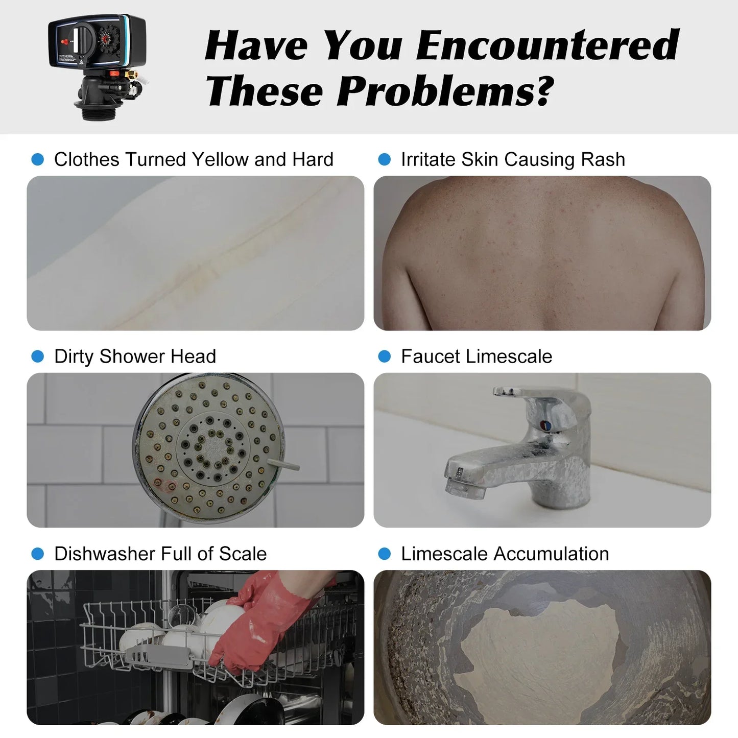 110V 3W Water Purifier Time Control Valve, Automatic Time Clock Control Water Softening Valve for Water Filter Softener Resin