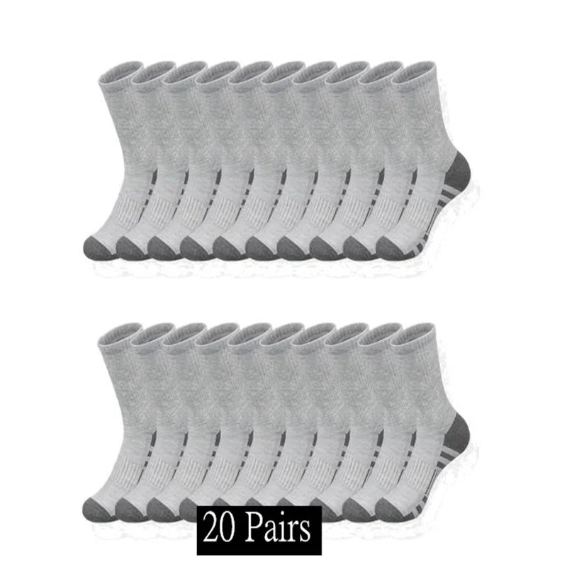 GIOIOCN Men's Classic Crew Socks Unisex Running Anti Slip Breathable