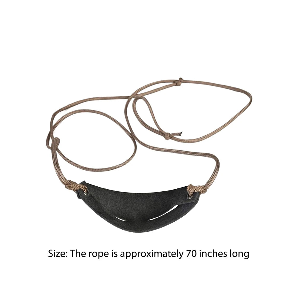 Handmade Leather Shepherd Sling Leather Throwing Sling Old-Fashioned Slingshot Hiking Hunting Accessories