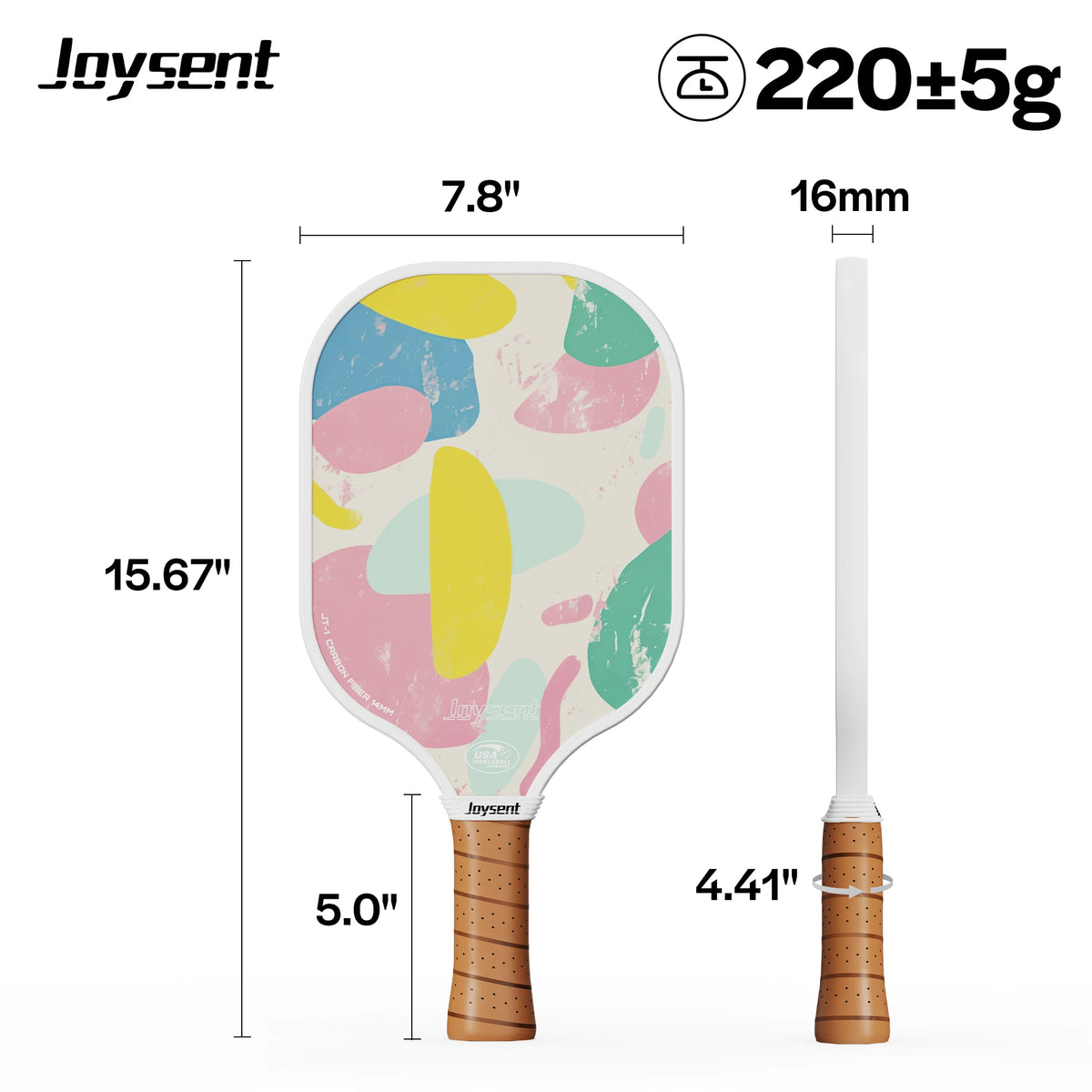 Joysent USAPA Approved Pickleball Paddle Ultralight Carbon Fiber