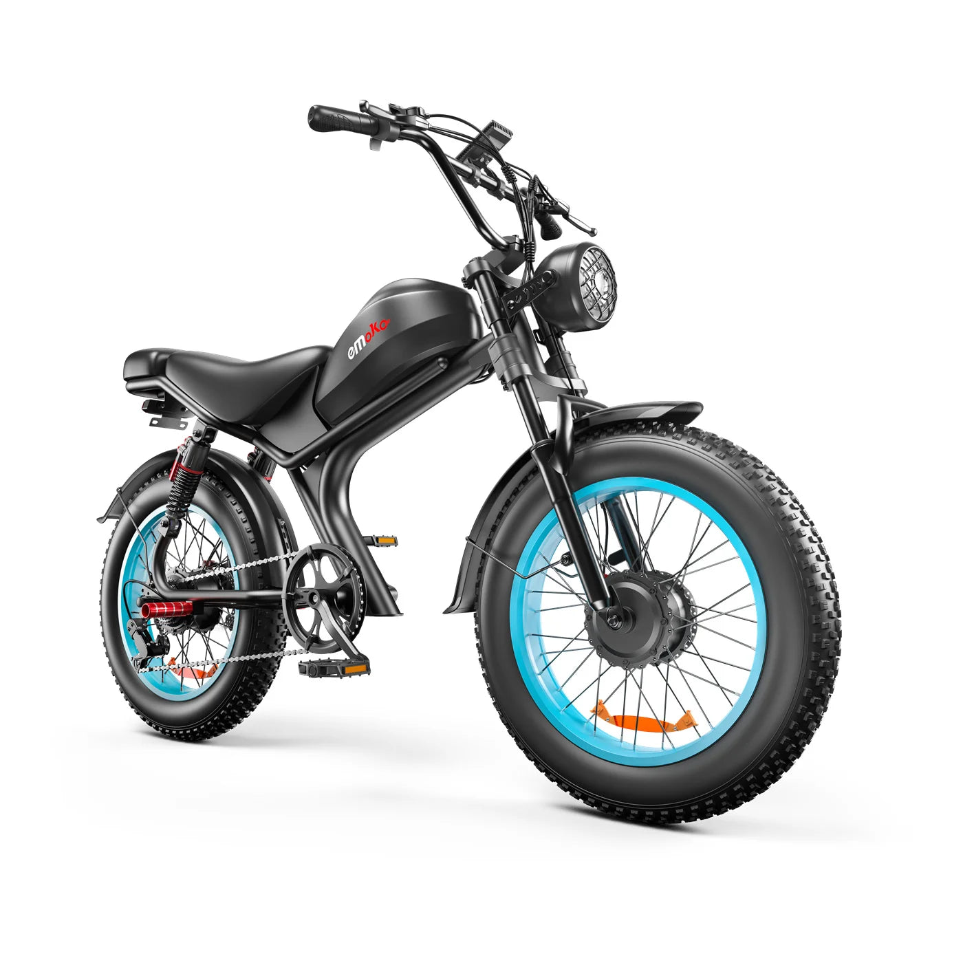 Emoko C93 1000W Dual Motor Fat Tire Mountain E-Bike