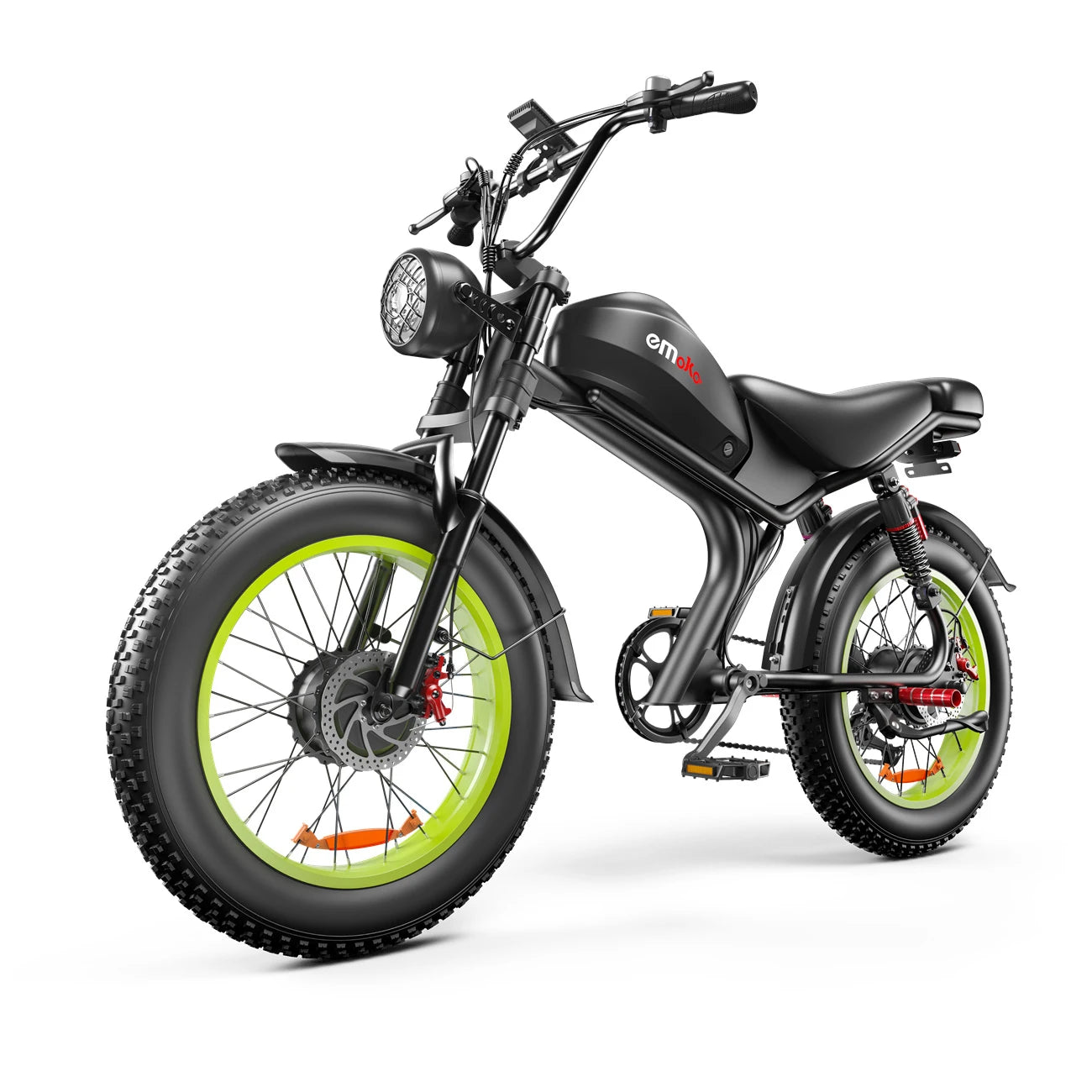 Emoko C93 1000W Dual Motor Fat Tire Mountain E-Bike