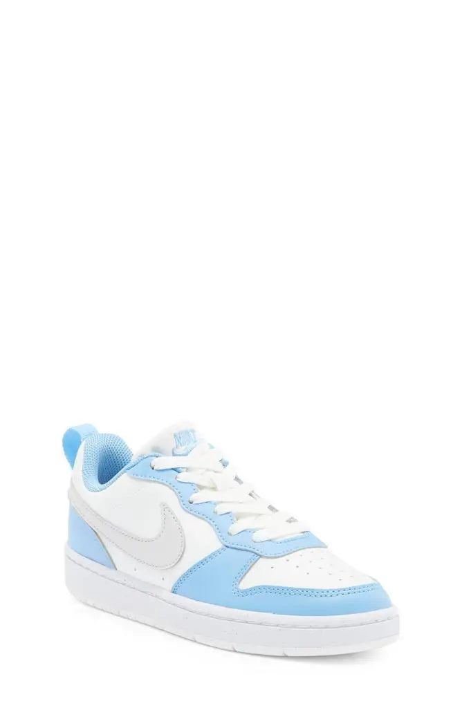 Nike Kids' Court Borough Low-Top Sneakers Active Kids Sports Running Shoes for Young Athletes