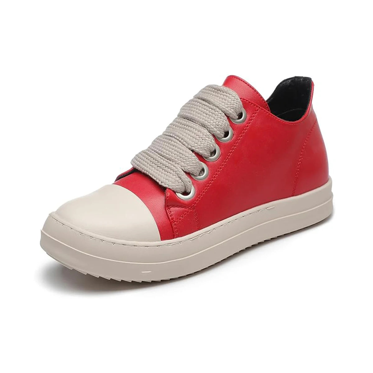 Men Casual Shoes Low Cut Flat Bottom Minimalist College Style