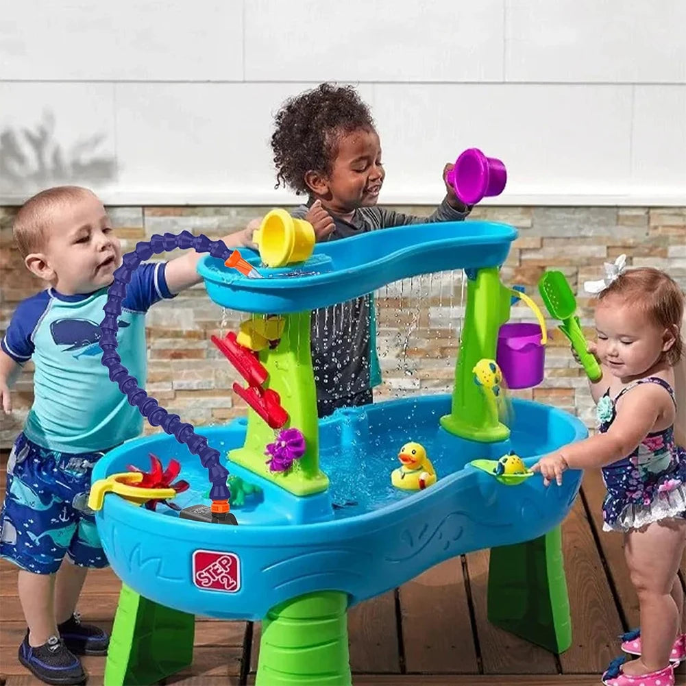Water Table Accessories Kids Water Table Accessories Powerful Pump for Water Play Table Summer Outdoor Splash Table Toys