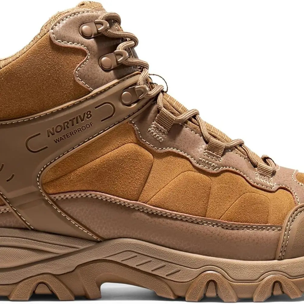 NORTIV 8 Men's Waterproof Hiking Boots Outdoor Mid Trekking Lightweight Mountaineering Shoes Paladin