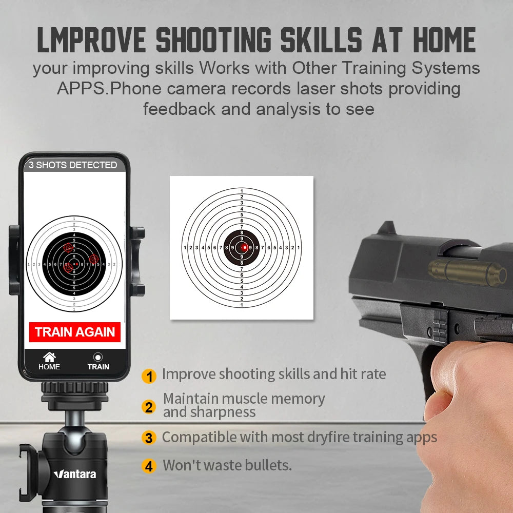 Hign-concerned Chemical Laser Training Cartridge for Pistol Marksmanship