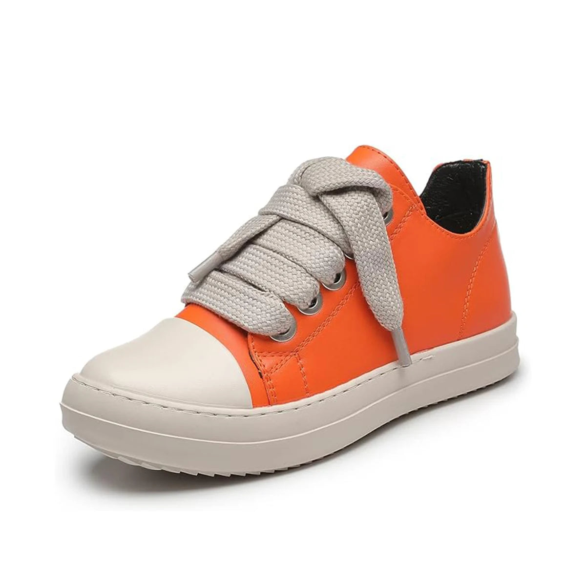 Men Casual Shoes Low Cut Flat Bottom Minimalist College Style