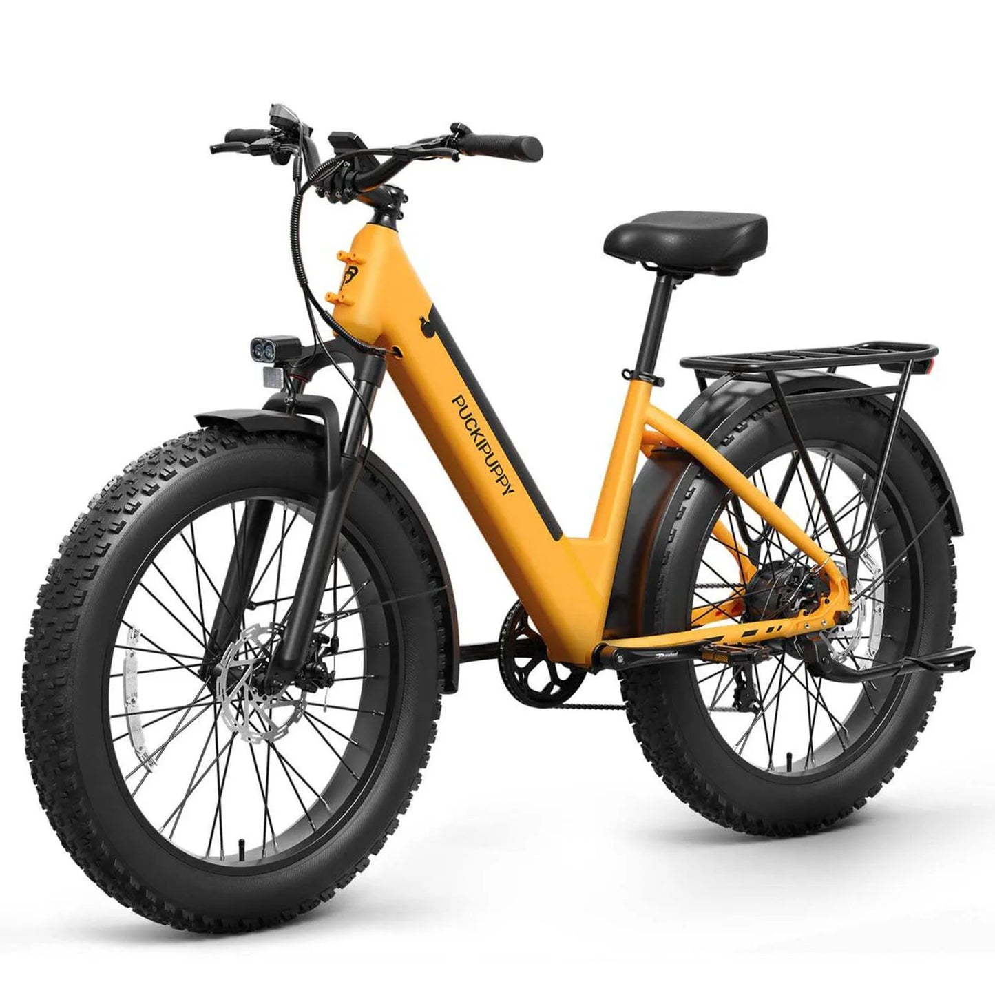 PUCKIPUPPY Samoyed Electric Bike 960W Peak 28MPH Commuter