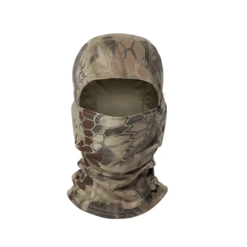 Tactical Camouflage Balaclava Full Face Mask Outdoor Hat Motorcycle Hunting Bike Cycling Bandana Neck Gaiter Ski Hiking Scarf