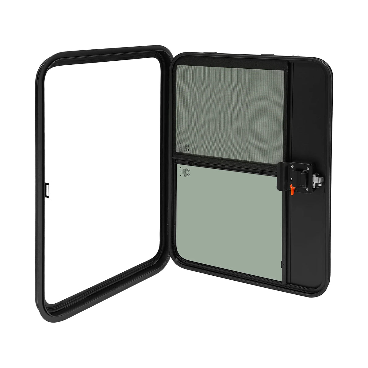 RV Camper Teardrop Trailer Aluminum Entry Door With Tempered Glass