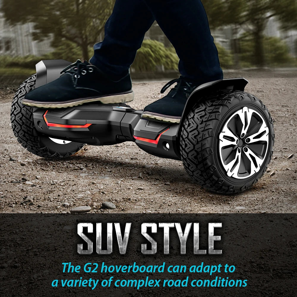 All Terrain Off Road Hoverboard With Bluetooth Speakers Self Balancing