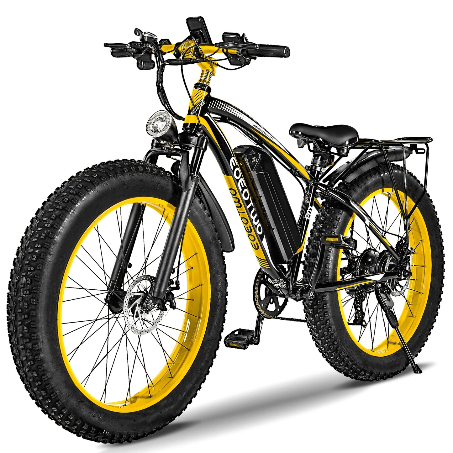 EOEOTWO E01 Electric Bike Fat Tire Mountain 1500W Peak Motor