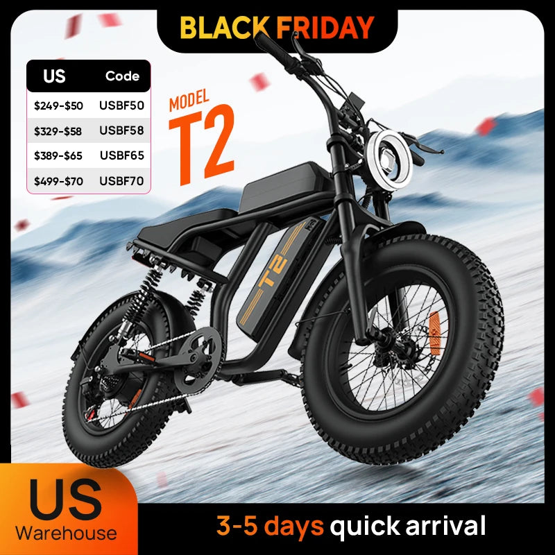 URLI Peak 1500W Electric Mountain Bike With Removable Battery