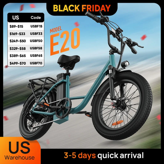 URLIFE 1000W E20 Electric Bike With Removable 48V 13Ah Battery
