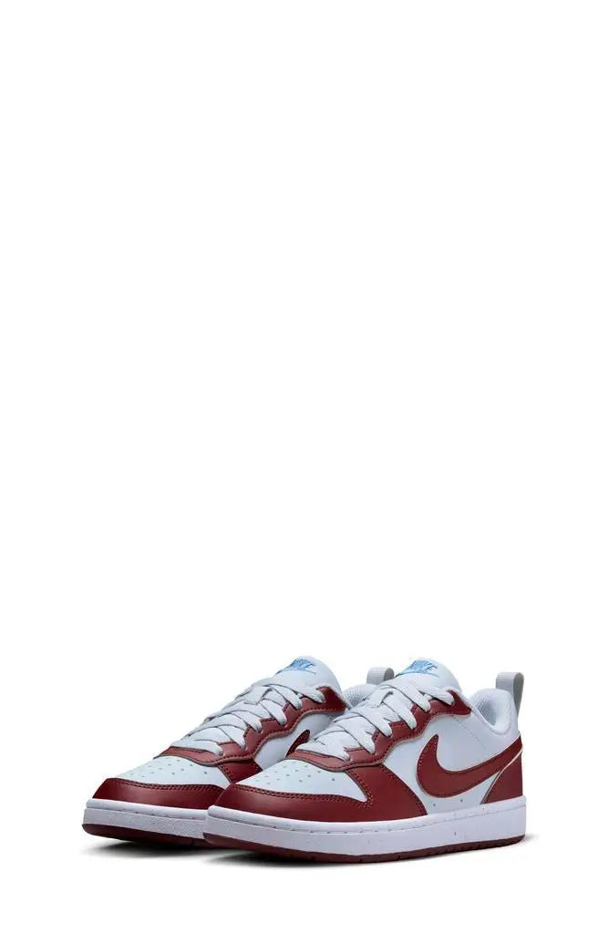 Nike Kids' Court Borough Low-Top Sneakers Active Kids Sports Running Shoes for Young Athletes