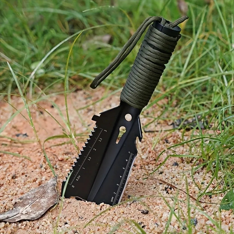 Mini Camping Shovel Stainless Steel Compact Multi-Purpose Tool for Gardening Hiking Travel Outdoor Gear