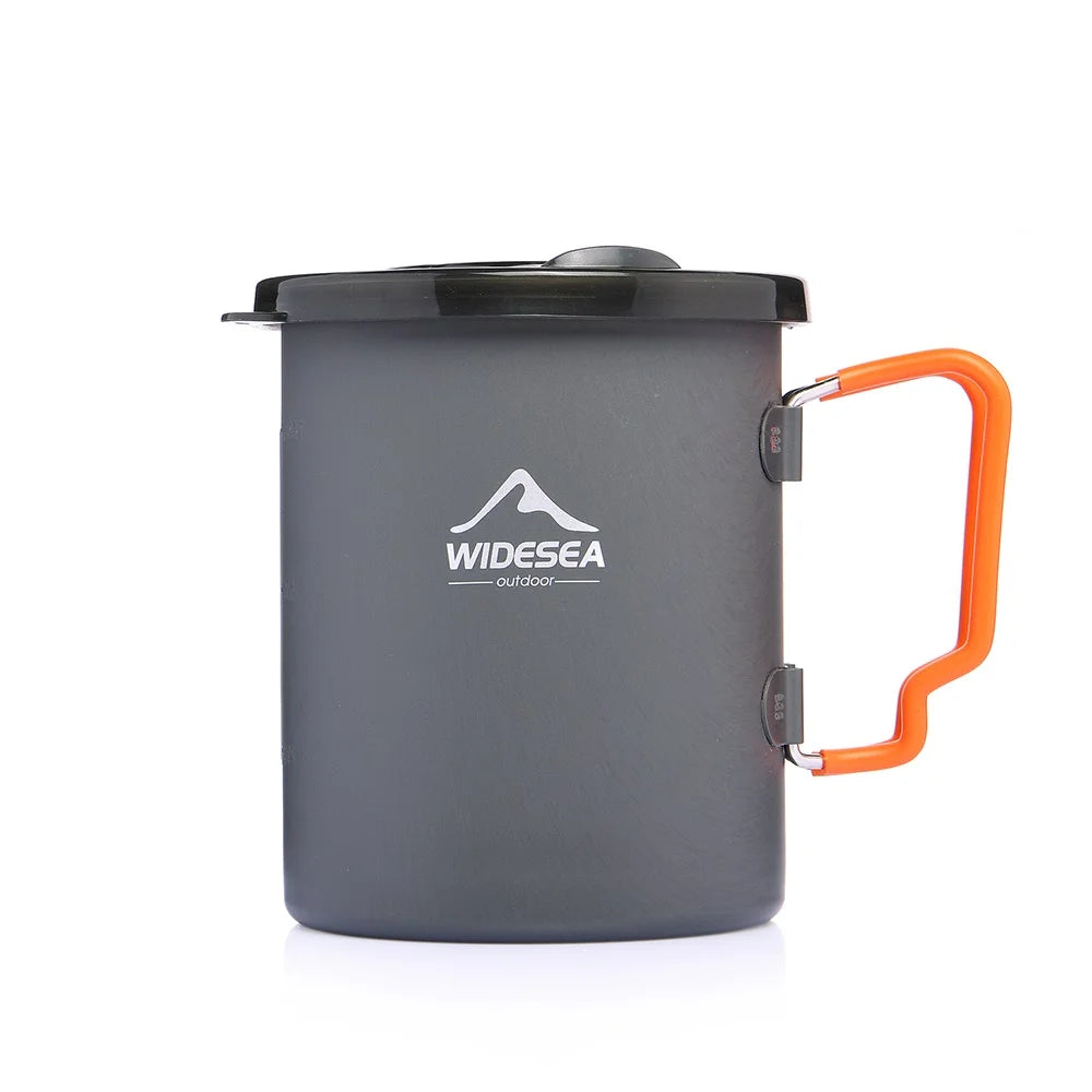 Widesea Camping Coffee Pot With French Press Outdoor Mug