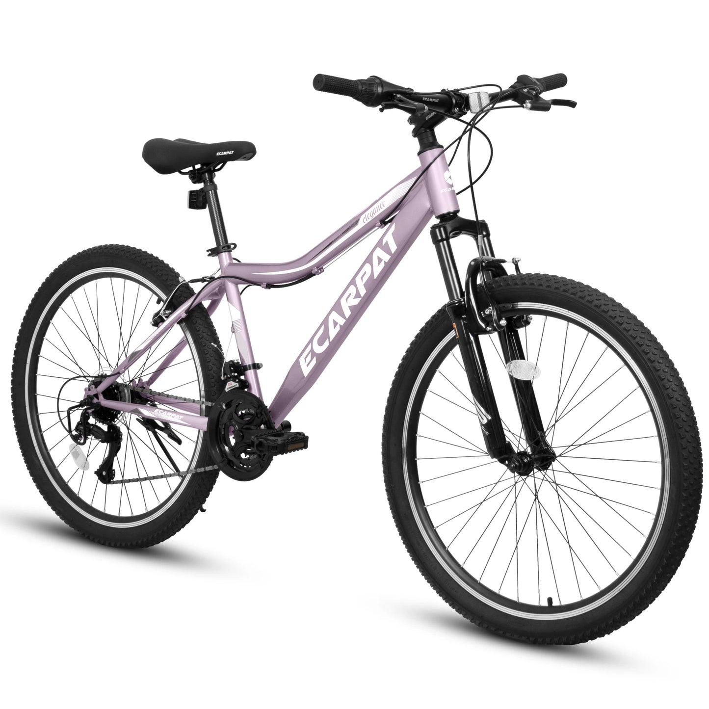Ecarpat Womens Mountain Bike 21 Speed Steel Frame V Brake