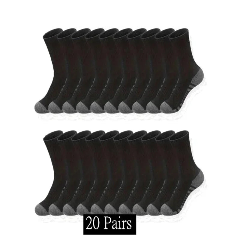 GIOIOCN Men's Classic Crew Socks Unisex Running Anti Slip Breathable