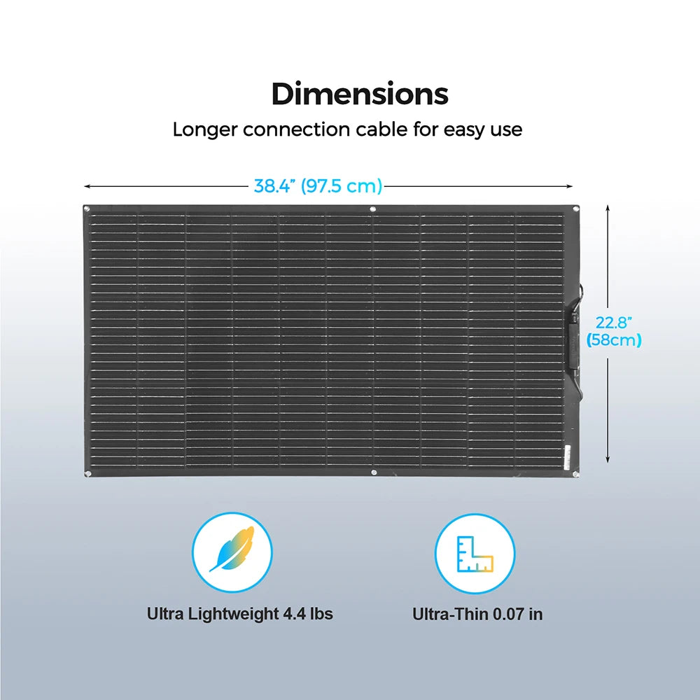 Xinpuguang Flexible Solar Panel for RV Marine Battery Charging