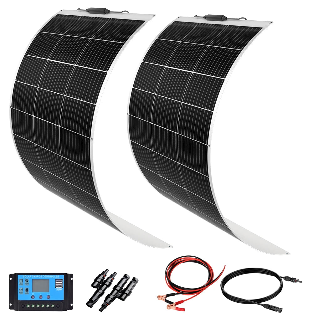 Xinpuguang Flexible Solar Panel for RV Marine Battery Charging