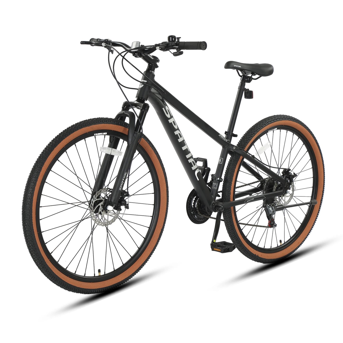 Spatial Mountain Bike 21 Speed Aluminum Frame Dual Disc Brakes