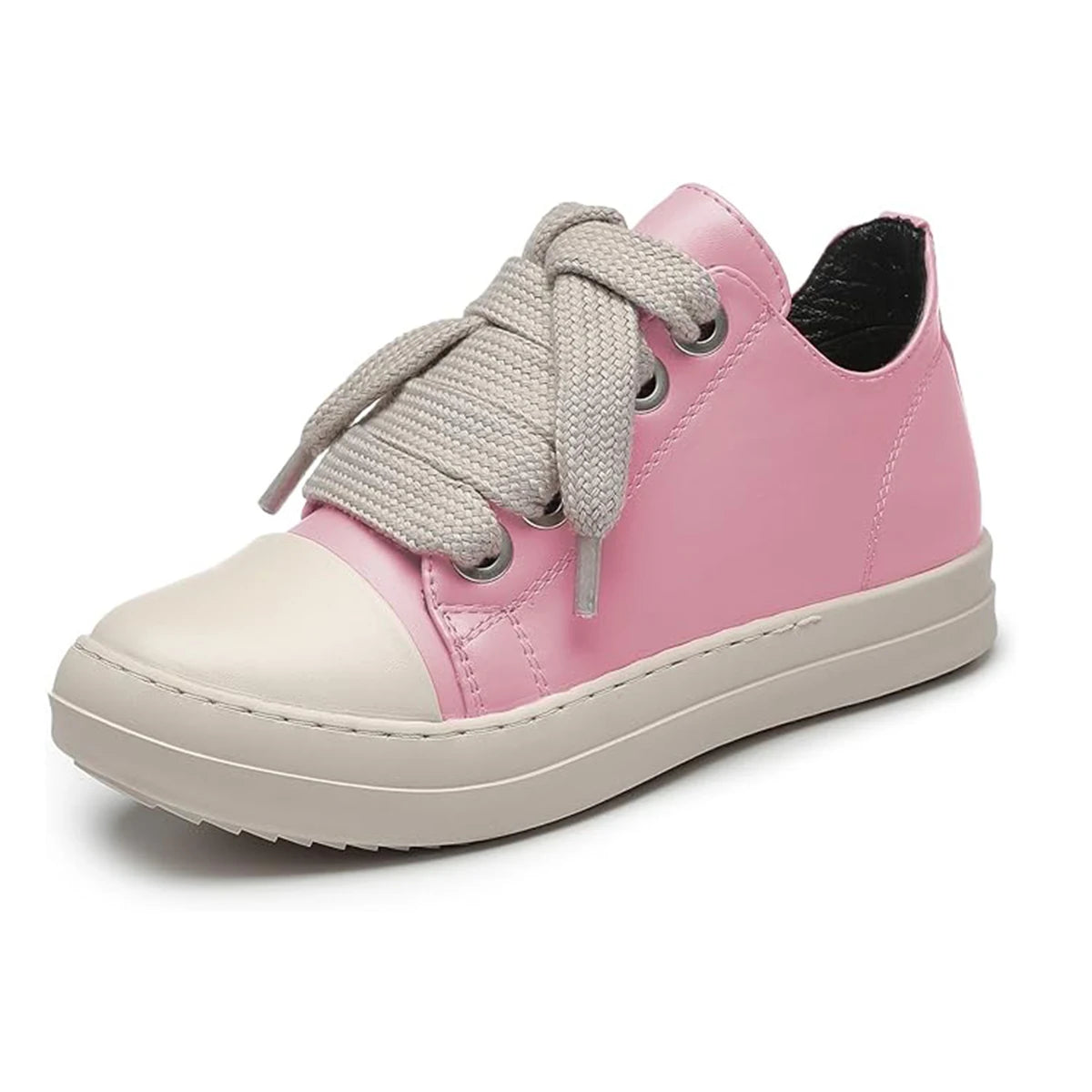 Men Casual Shoes Low Cut Flat Bottom Minimalist College Style