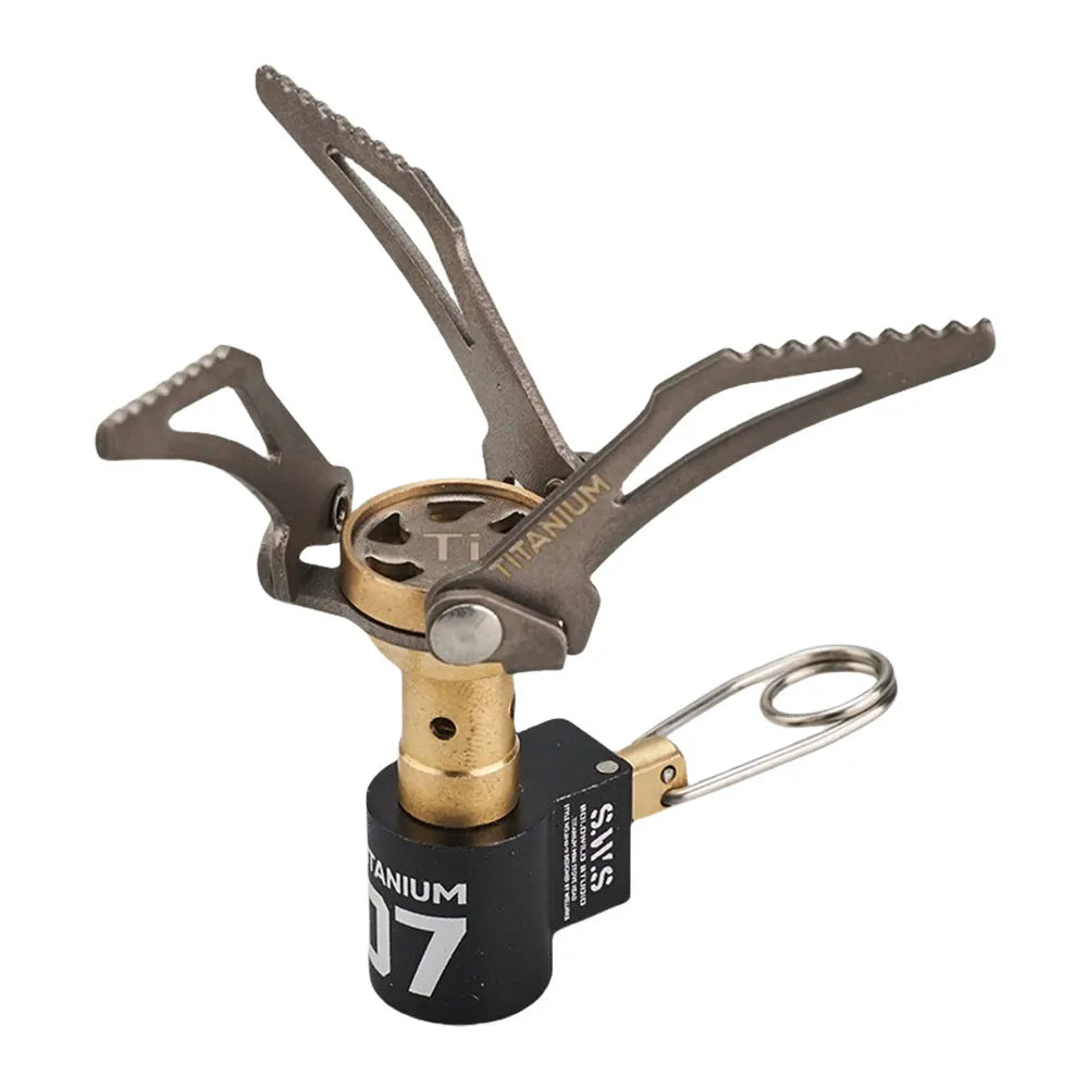 Alloet 2700W Ultralight Camping Stove Titanium Outdoor Gas Burner