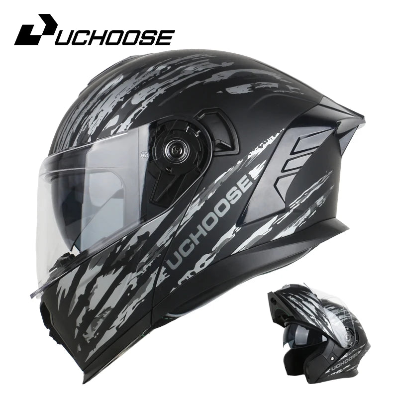 DIY modular helmetDOT Motorcycle Helmet Four Seasons Motocross Racing Modular Flip Up Casco Moto Men Women Off Road Helmet
