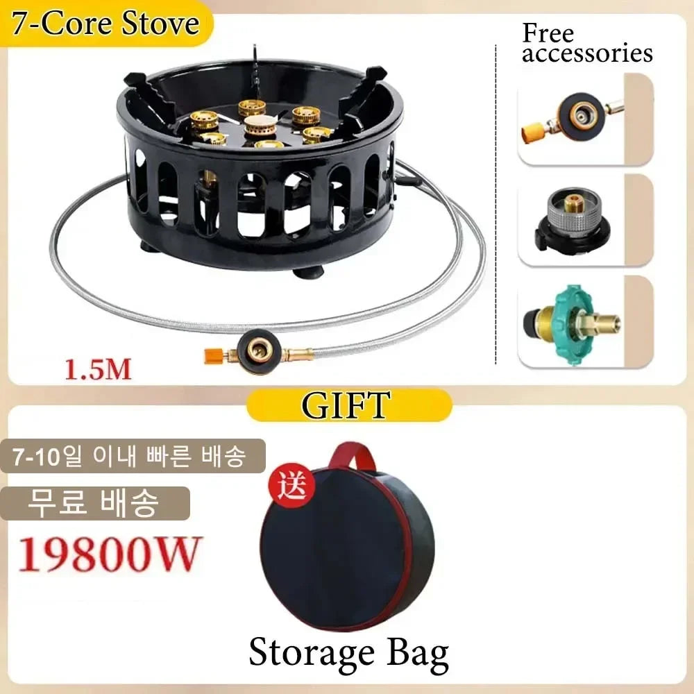 DOTWISE Portable Butane Camping Stove With Windproof Electronic Ignition
