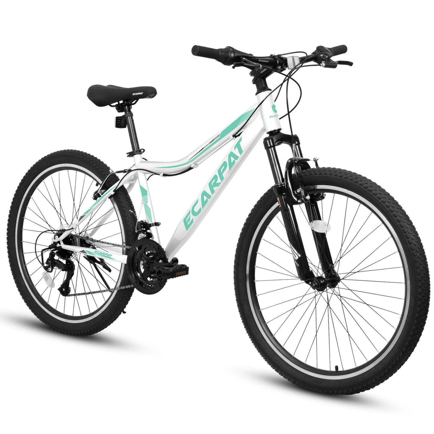 Ecarpat Womens Mountain Bike 21 Speed Steel Frame V Brake