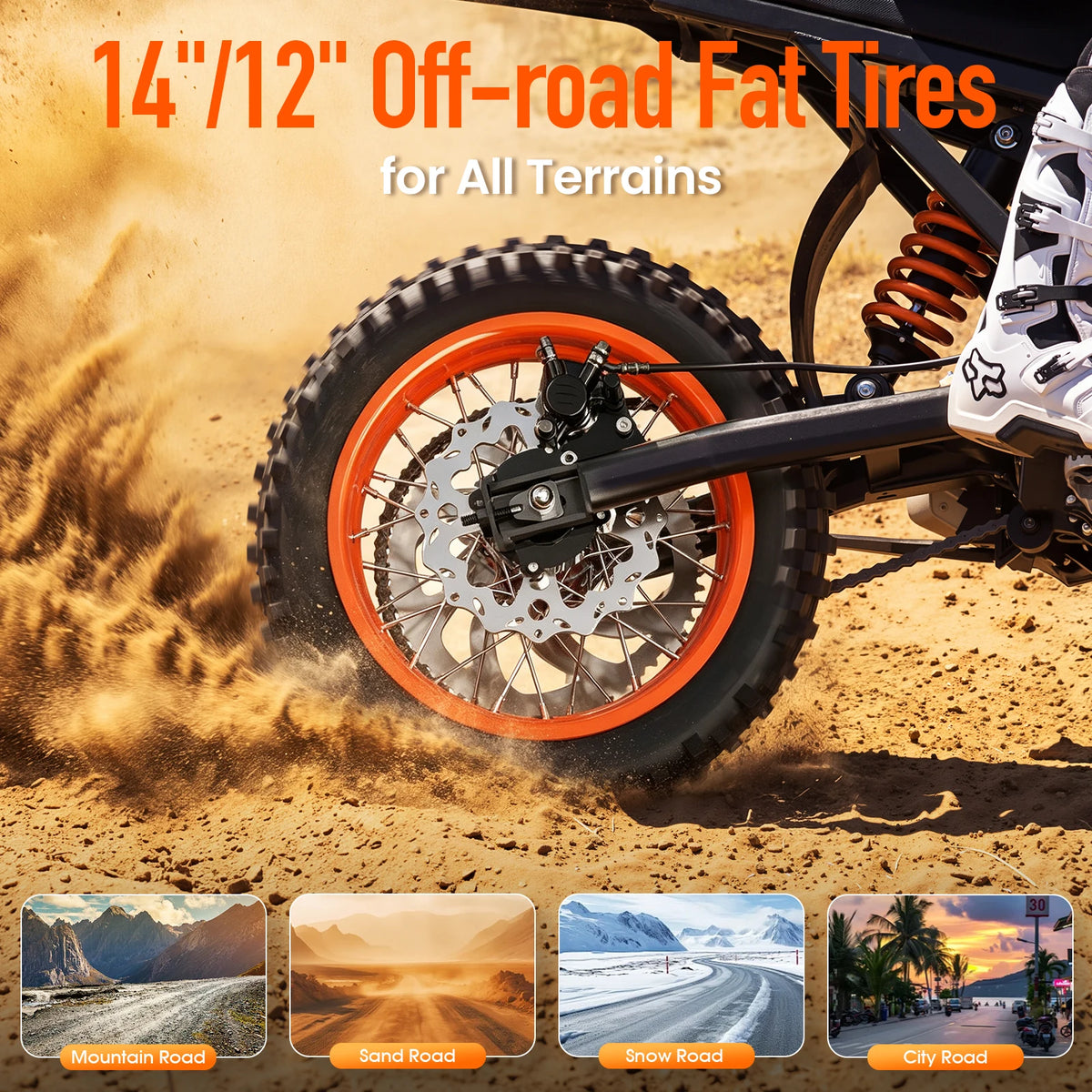EILLEO SPACEWALK Electric Off Road Dirt Bike With Removable Battery