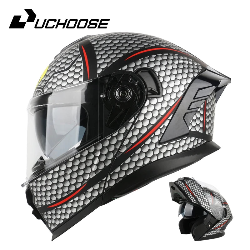 DIY modular helmetDOT Motorcycle Helmet Four Seasons Motocross Racing Modular Flip Up Casco Moto Men Women Off Road Helmet