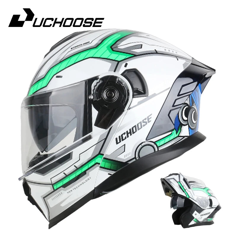 DIY modular helmetDOT Motorcycle Helmet Four Seasons Motocross Racing Modular Flip Up Casco Moto Men Women Off Road Helmet