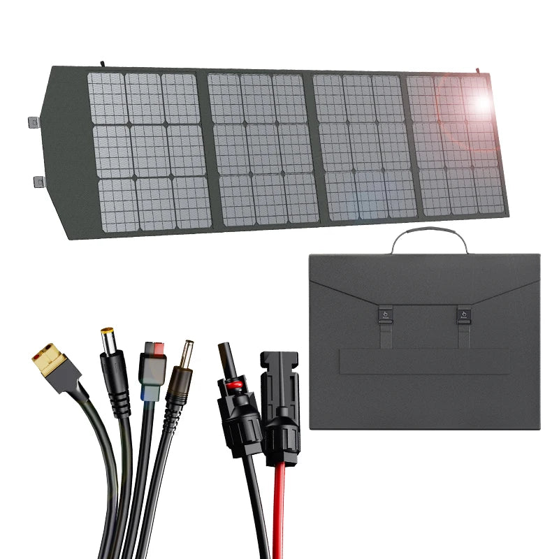 Foldable Solar Panel Charger for RV Camping and Off Grid