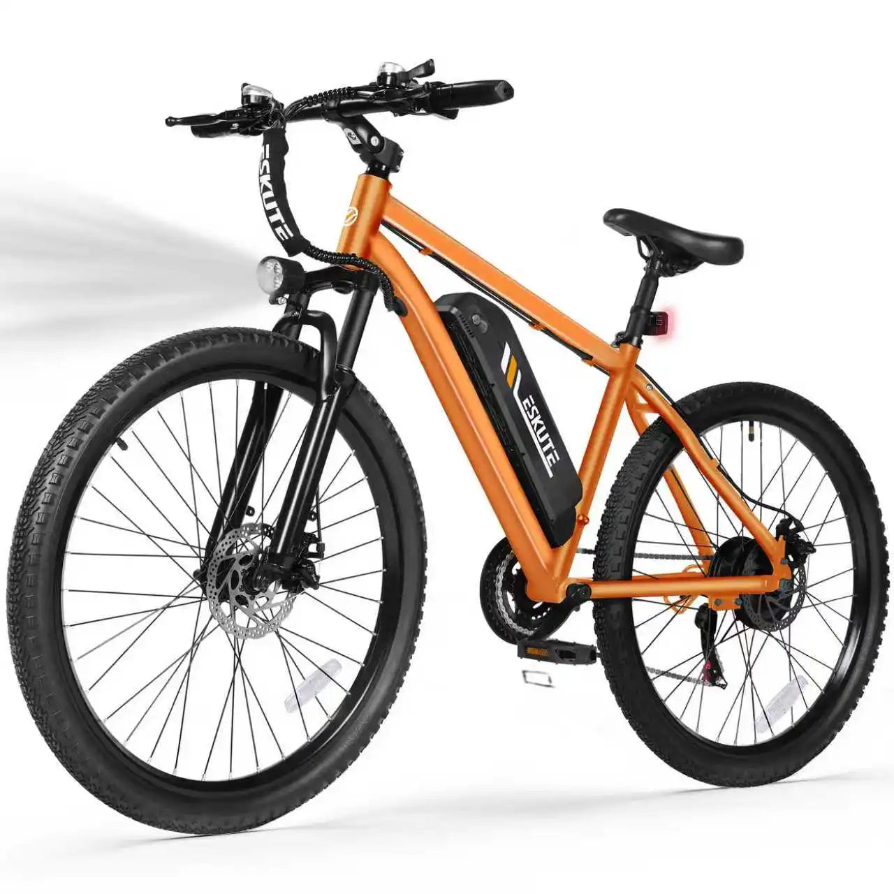 ESKUTE M200 Electric Bicycle  – 21-Speed Gear 27.5" Mountain ectric Bike, 1200W Peak, 28MPH, 48V 10.4Ah Battery  E-Bike
