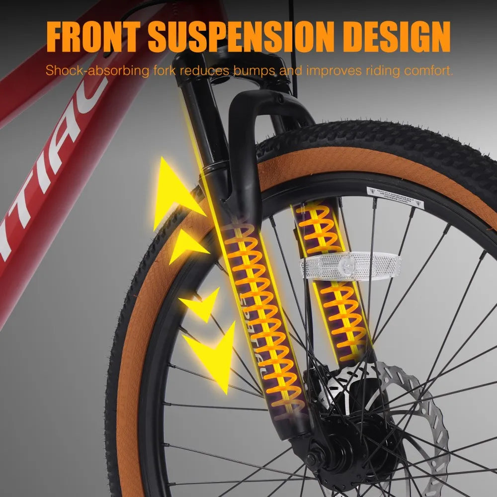 Spatial Mountain Bike 21 Speed Aluminum Frame With Disc Brakes