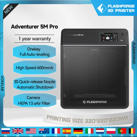 Flashforge Adventurer 5M Pro High Speed 3D Printer