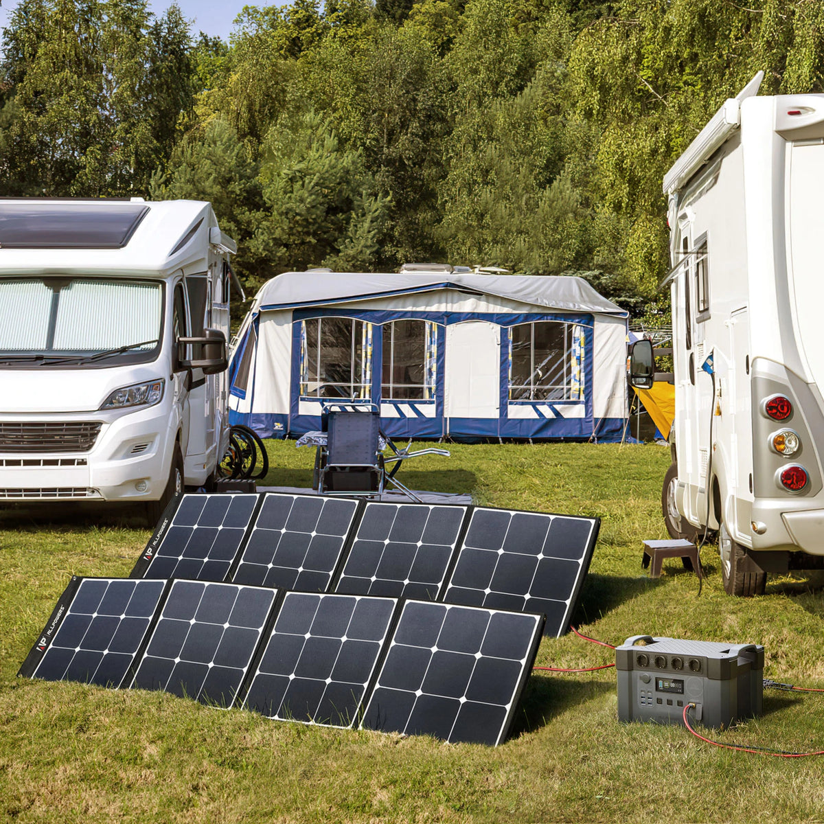 ALLPOWERS Portable Solar Generator Battery Power Station With AC Outlet