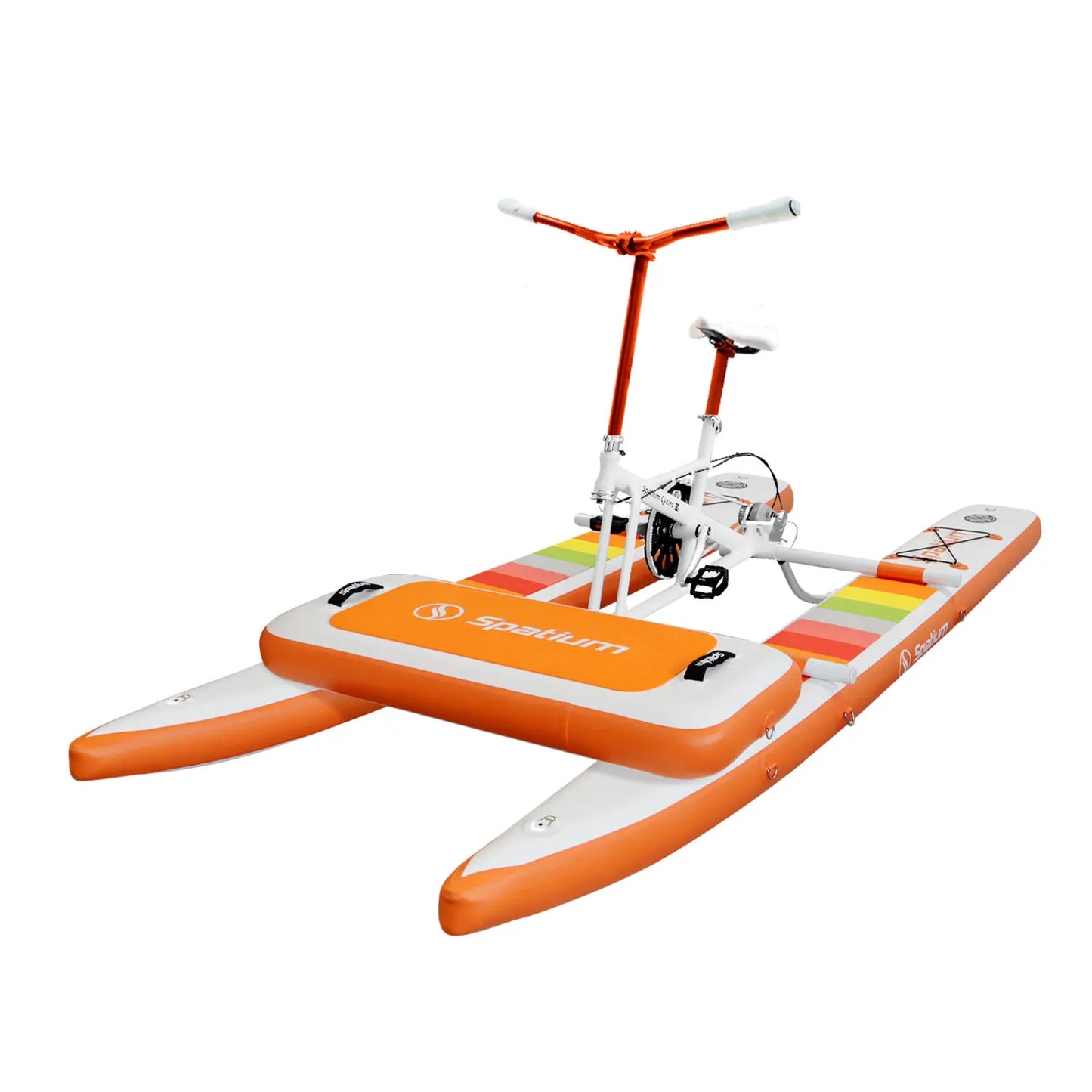 Spatium Water Bike 2.0 Inflatable Pedal Boat for Lake Fishing