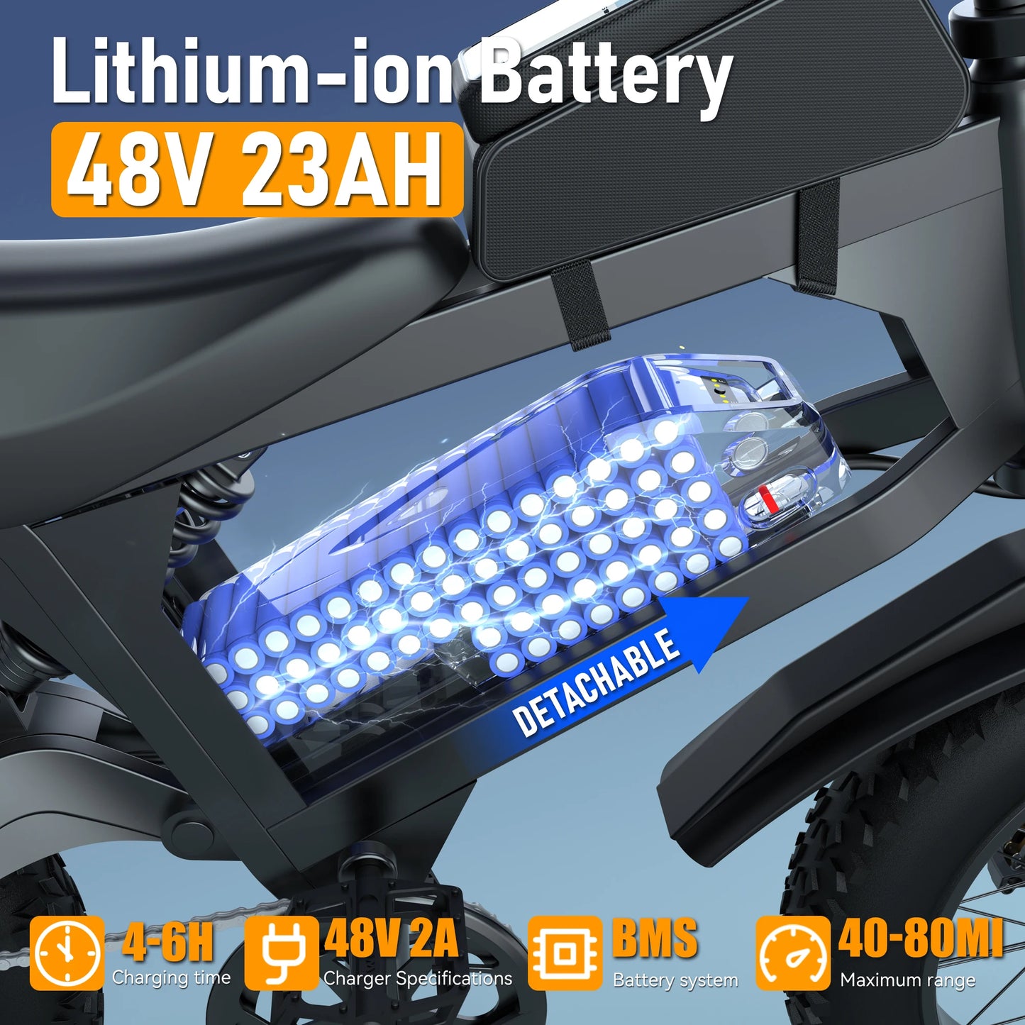 ZorixBike R8 Pro Electric Off Road Mountain Bike for Adults