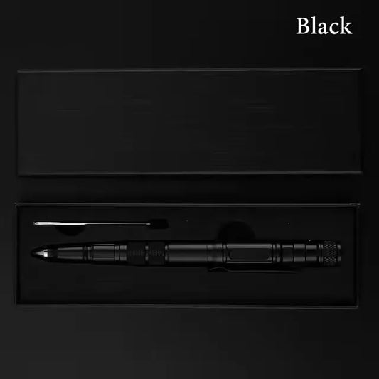 Multi-Function Military Self Defense Tactical Pen Outdoor Survival EDC Emergency Flashlight Strobe Bottle Opener Window Breaker