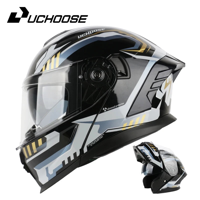 DIY modular helmetDOT Motorcycle Helmet Four Seasons Motocross Racing Modular Flip Up Casco Moto Men Women Off Road Helmet