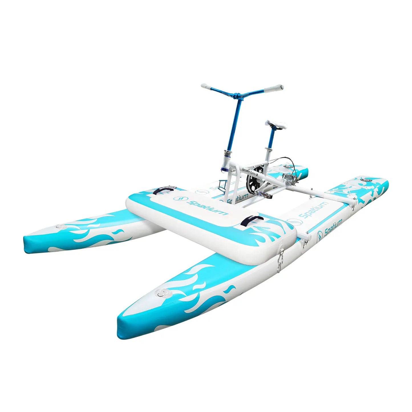 Spatium Water Bike 2.0 Inflatable Pedal Boat for Lake Fishing