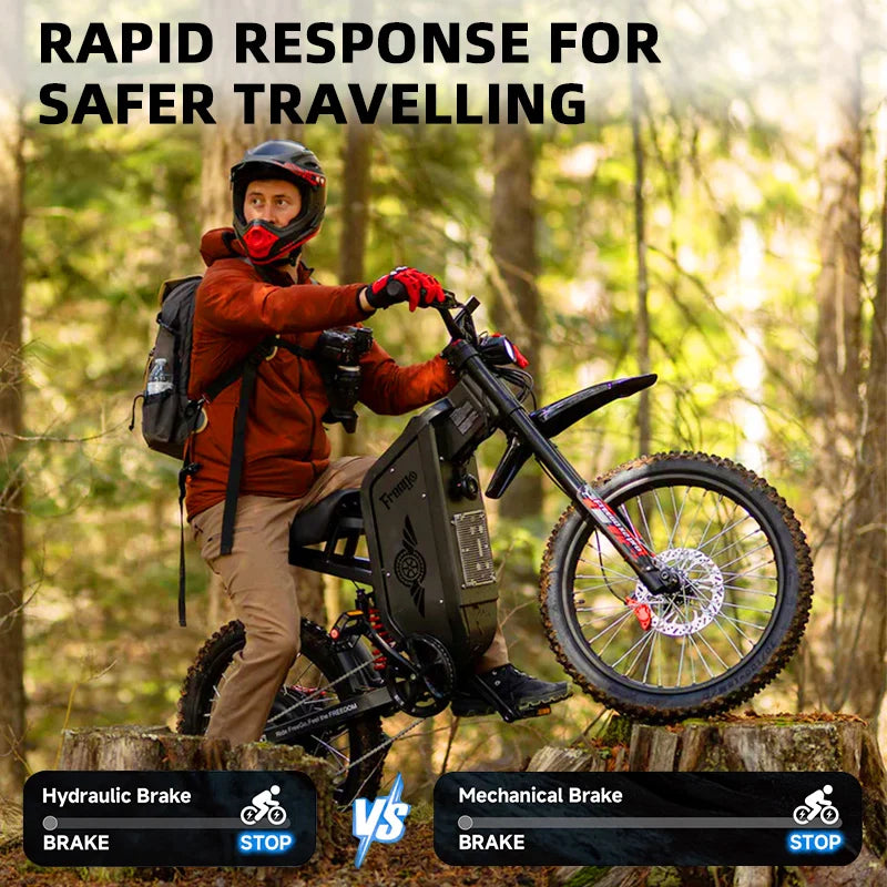 Freego X2 Pro Electric Off Road Ebike 6000W 50MPH