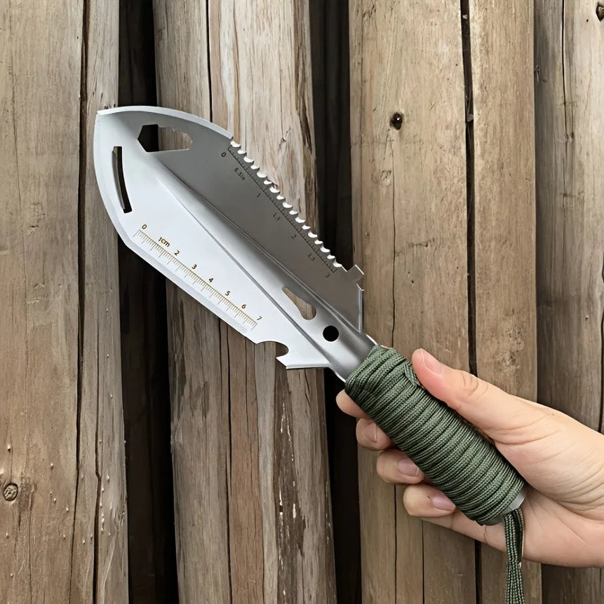 Mini Camping Shovel Stainless Steel Compact Multi-Purpose Tool for Gardening Hiking Travel Outdoor Gear