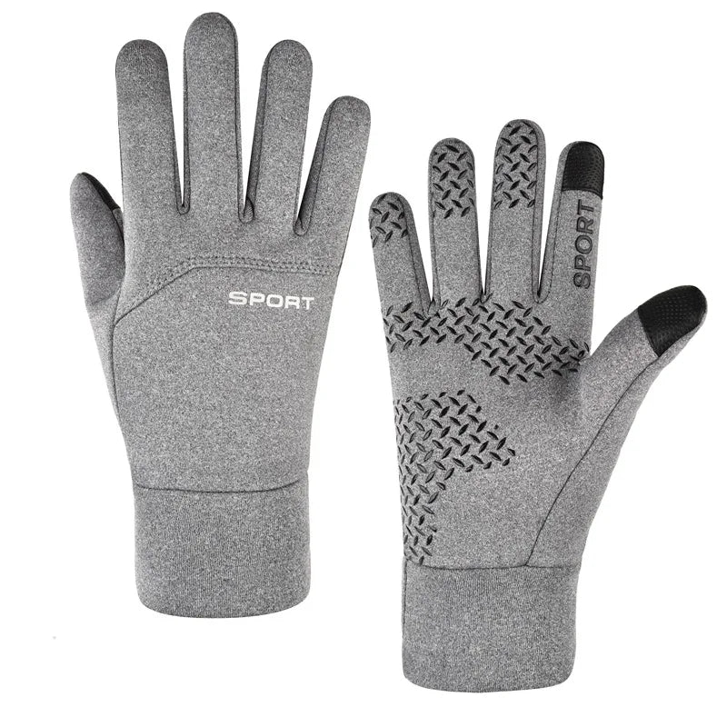 Winter Outdoor Sports Running Glove Warm Touch Screen Gym Fitness Full Finger Gloves For Men Women Knitted Magic Gloves