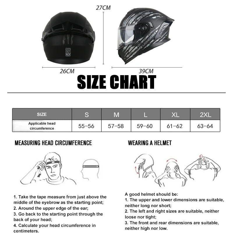 DIY modular helmetDOT Motorcycle Helmet Four Seasons Motocross Racing Modular Flip Up Casco Moto Men Women Off Road Helmet