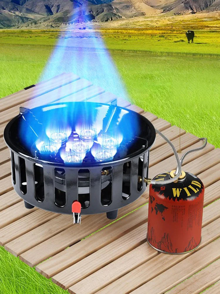 DOTWISE Portable Butane Camping Stove With Windproof Electronic Ignition